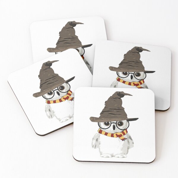 Item preview, Owl in Wizard Hat designed and sold by PottersArt.
