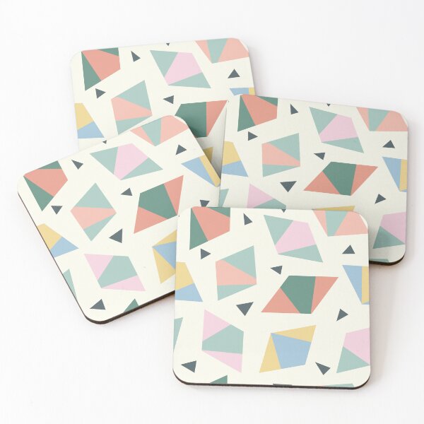Item preview, Colourful geometric diamond repeat pattern designed and sold by SJAPhoto.