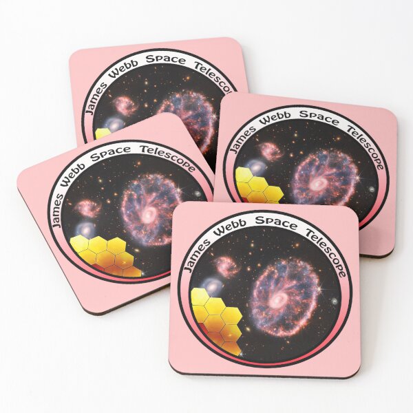 Item preview, JWST James Webb Telescope - Cartwheel Galaxy, pink designed and sold by Kestrelle.