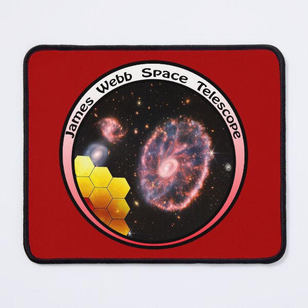 Item preview, JWST James Webb Telescope - Cartwheel Galaxy, pink designed and sold by Kestrelle.