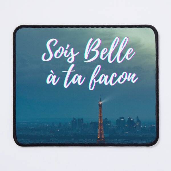 Item preview, Be beautiful in your own way - popular French quotes theme gifts  designed and sold by RebelliousRosee.
