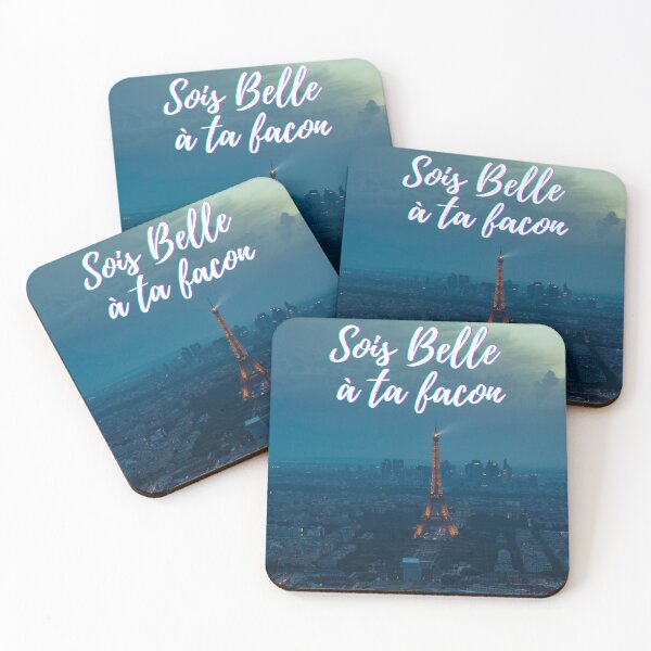 Item preview, Be beautiful in your own way - popular French quotes theme gifts  designed and sold by RebelliousRosee.