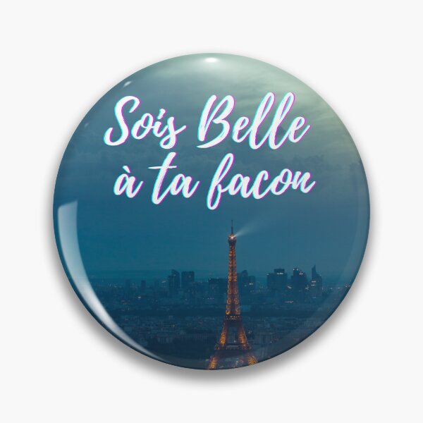 Item preview, Be beautiful in your own way - popular French quotes theme gifts  designed and sold by RebelliousRosee.