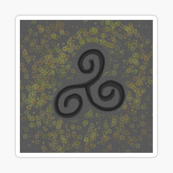 Item preview, Lichen Triskele designed and sold by CatiedidGallery.