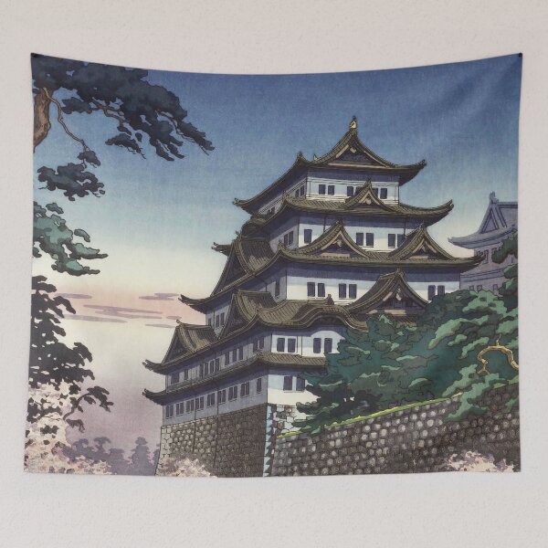 Item preview, Nagoya Castle by Koitsu Tsuchiya designed and sold by Ukiyo-Studio.