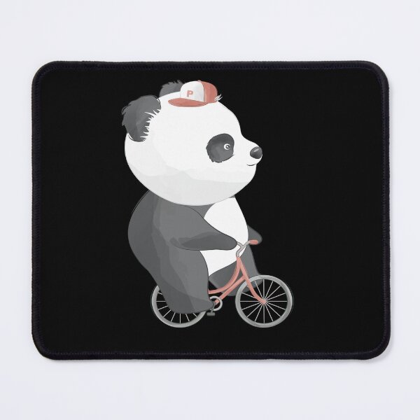 Item preview, Cute Panda On Bike Tee, Cycling, Panda Bicycle, for Men Women kids designed and sold by Waleedw.