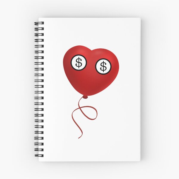 Item preview, RED HEART WITH DOLLAR SIGN  | RED HEART EMOJI designed and sold by Carolp05.