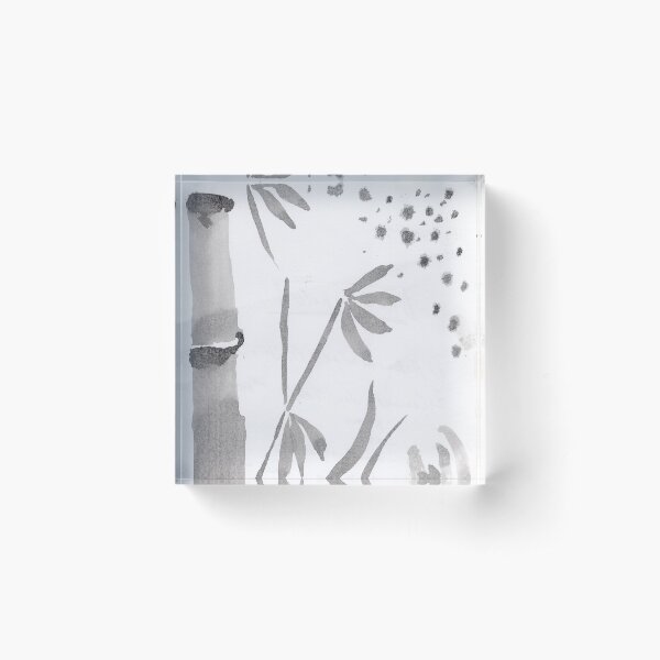 Bamboo & Stars Acrylic Block