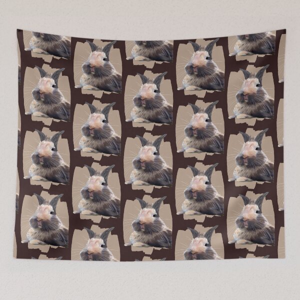 Item preview, Brown Cream Rabbit Right _ Bunniesmee  designed and sold by bunniesmee.