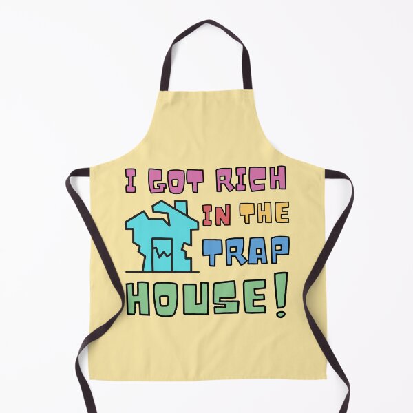 Item preview, I Got Rich In The Trap House! BLUE trap hustle hustler trapper designed and sold by to-esu.