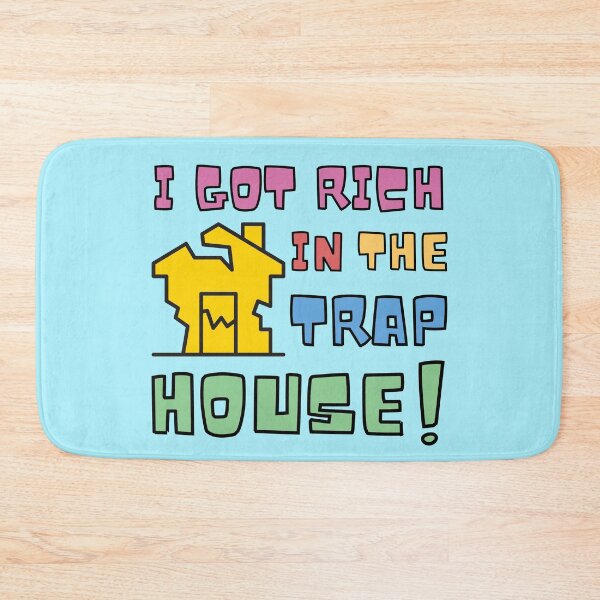 Item preview, I Got Rich In The Trap House! YELLOW trap hustle hustler trapper designed and sold by to-esu.