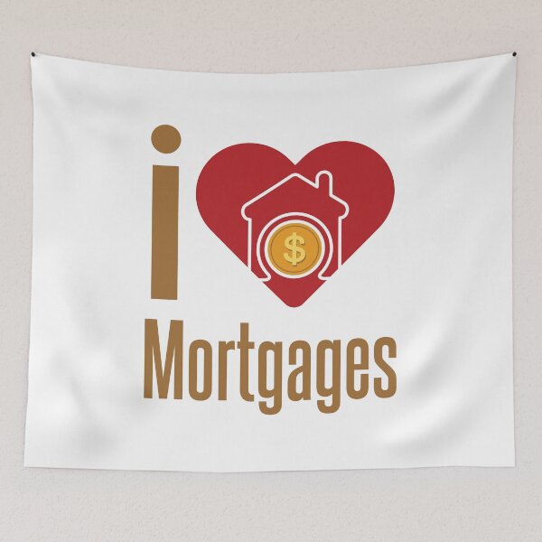 Item preview, I Love Mortgages Heart Loan Officer Originator designed and sold by jaygo.
