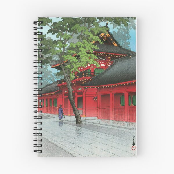 Item preview, After the Rain at Sanno Shrine by Kawase Hasui designed and sold by Ukiyo-Studio.
