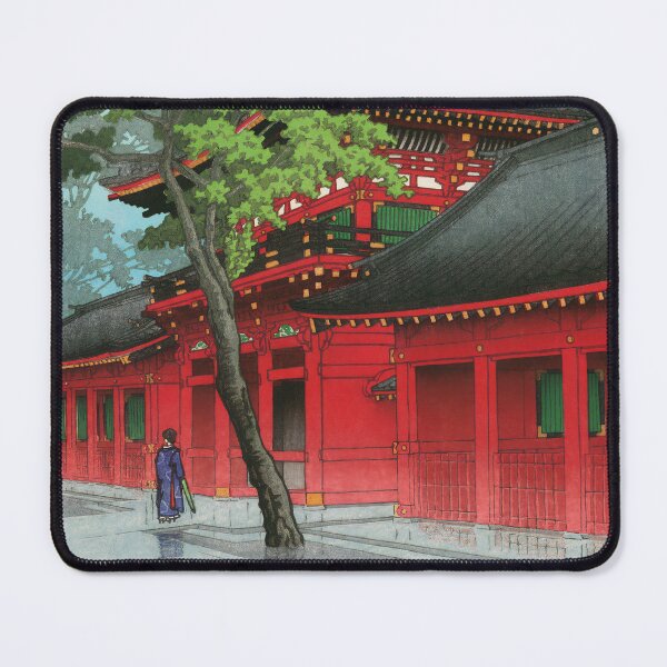 Item preview, After the Rain at Sanno Shrine by Kawase Hasui designed and sold by Ukiyo-Studio.