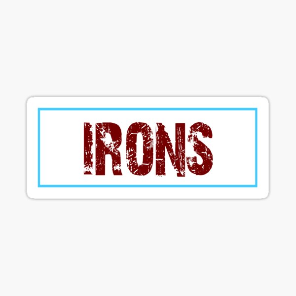 Item preview, Irons designed and sold by Truefans.