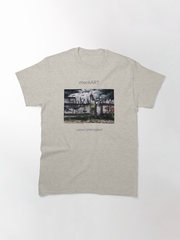Thumbnail 3 of 7, Classic T-Shirt, mockART - views interrupted designed and sold by mockART.