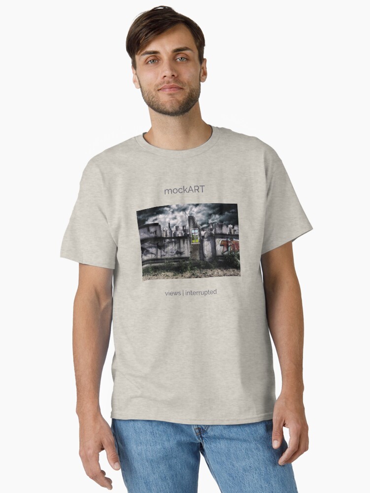 Thumbnail 2 of 7, Classic T-Shirt, mockART - views interrupted designed and sold by mockART.