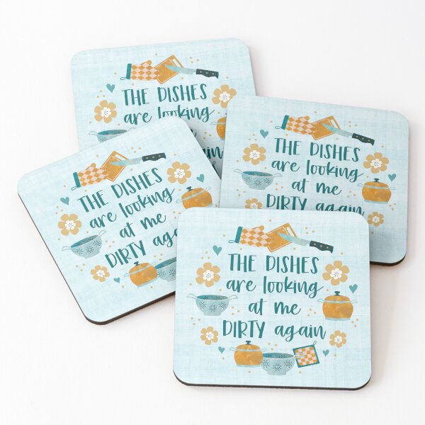 Item preview, The Dishes Are Looking At Me Dirty Again designed and sold by KrisInStitches.