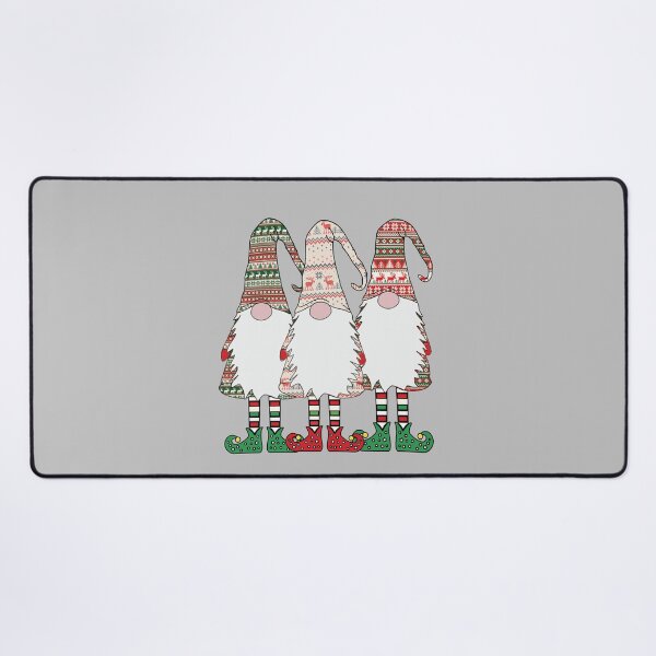 Item preview, 3 Nordic Gnomes Winter Christmas Swedish Tomte Cute Elves designed and sold by funnytshirtemp.