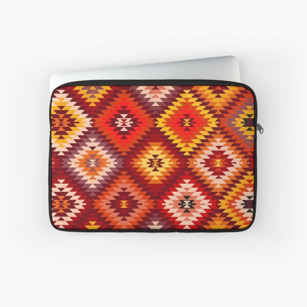 Item preview, Kilim Rug Style rhombus - fire red designed and sold by k9printart.
