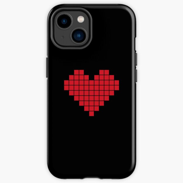 Love - Red Pixel Heart - Arcade iPhone Tough Case