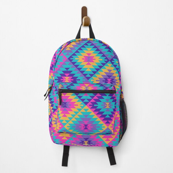 Item preview, Colorful Kilim Rug Style rhombus ornament designed and sold by k9printart.