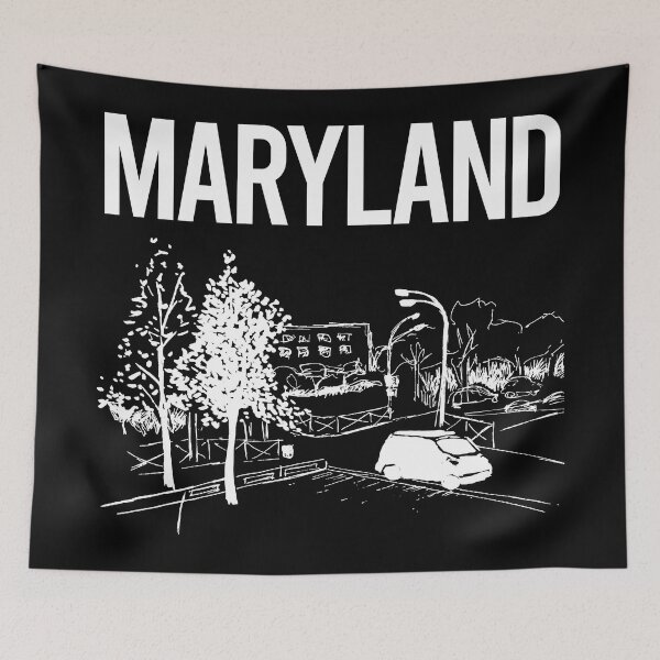 Item preview, Street Sketch Maryland designed and sold by bettyn9wp.