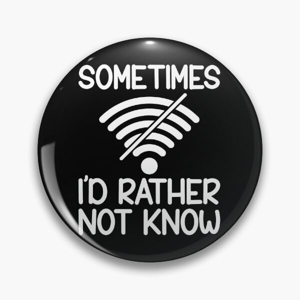 Item preview, Sometimes I'd rather not know designed and sold by arkantus.