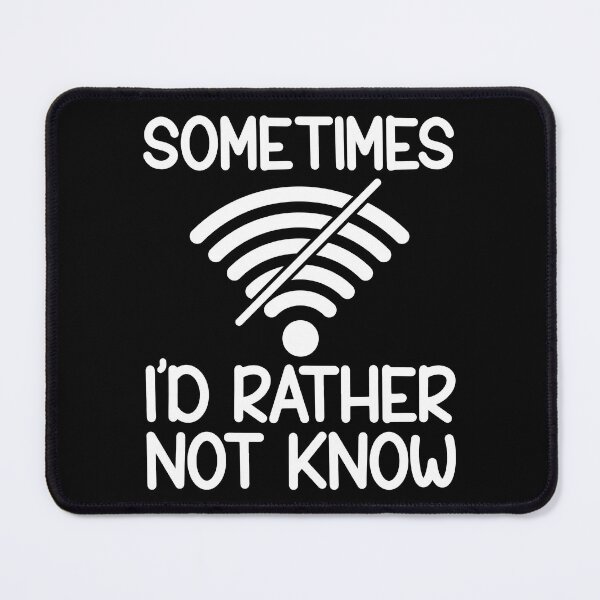 Item preview, Sometimes I'd rather not know designed and sold by arkantus.