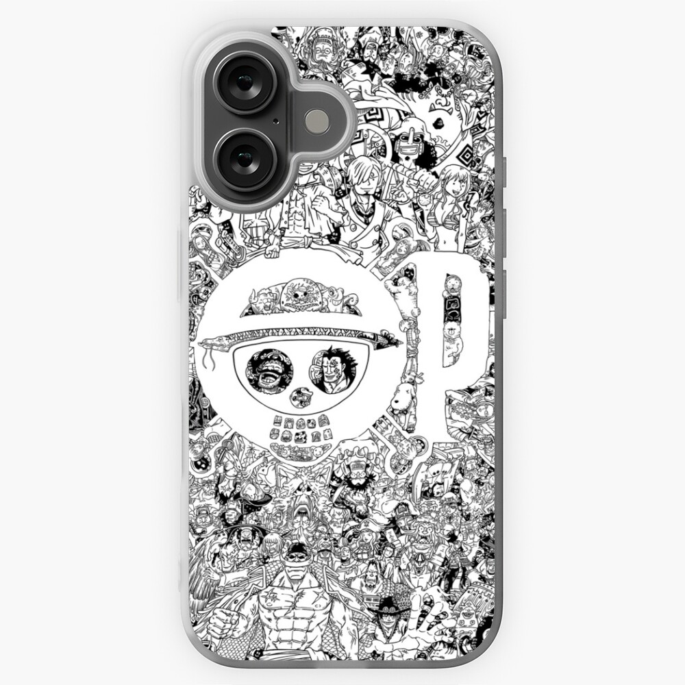 One piece doodle minimalistic design Mouse Pad