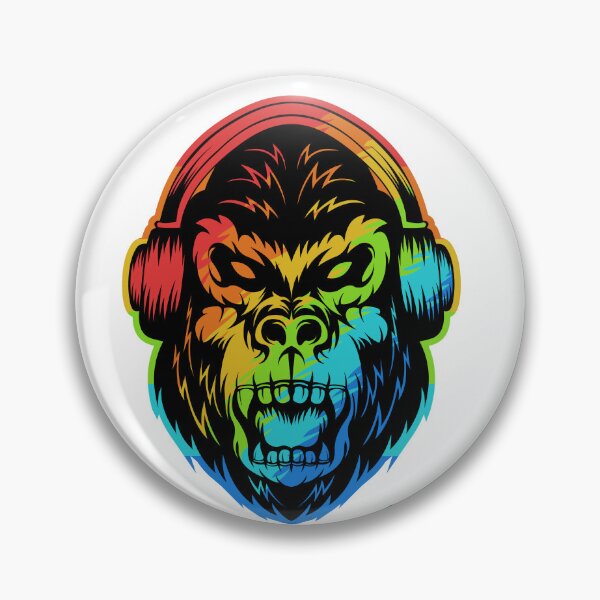 Artikelvorschau, | WÜTENDER GORILLA | GORILLA-HEADSET | PRIMATEN entworfen und verkauft von Carolp05.