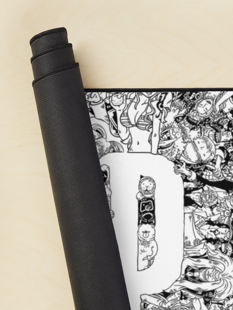 One piece doodle minimalistic design Mouse Pad