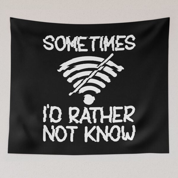 Item preview, Sometimes I'd rather not know designed and sold by arkantus.