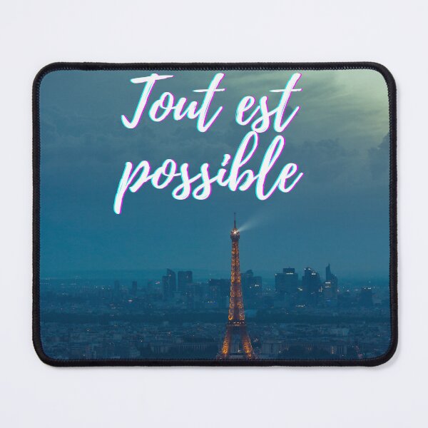 Item preview, Anything is possible - popular french quotes theme gifts designed and sold by RebelliousRosee.