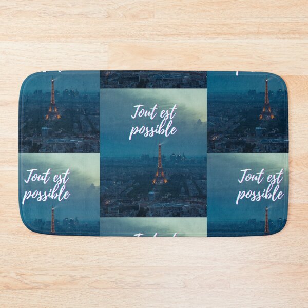 Item preview,  Anything is possible - popular french quotes theme gifts  designed and sold by RebelliousRosee.