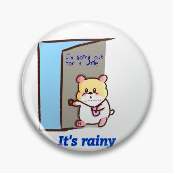 Item preview, Hamster | Hamster Lover - It's rainy v2 designed and sold by FennyWijayaMomo.