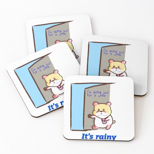 Item preview, Hamster | Hamster Lover - It's rainy v2 designed and sold by FennyWijayaMomo.