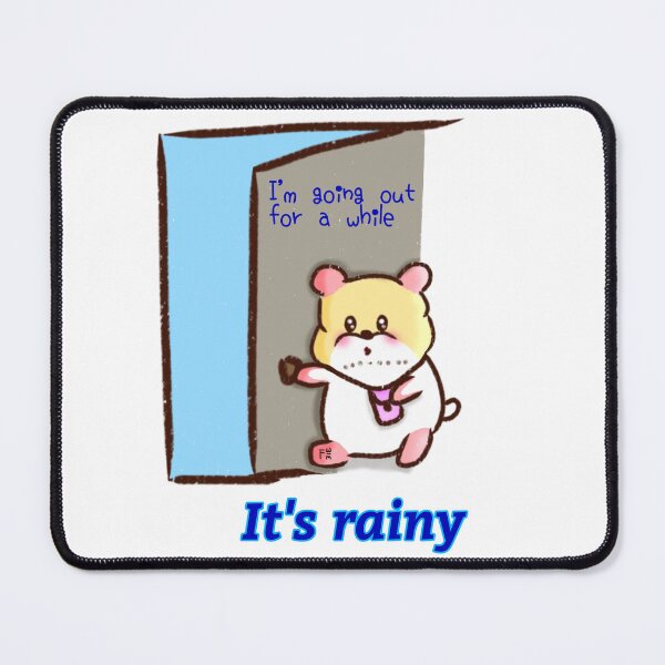 Item preview, Hamster | Hamster Lover - It's rainy v2 designed and sold by FennyWijayaMomo.
