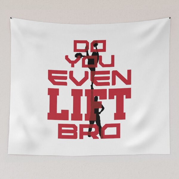 Item preview, Do You Even Lift Bro Cheerleading Men Boys designed and sold by jaygo.
