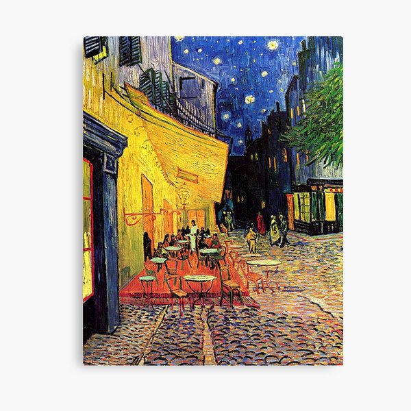 Disover The Cafe Terrace on the Place du Forum, Arles, at Night,  Vincent van Gogh | Canvas Print