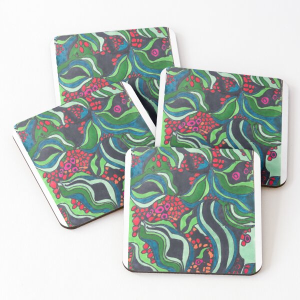 Item preview, Leaves and cherries  designed and sold by Kattrend.