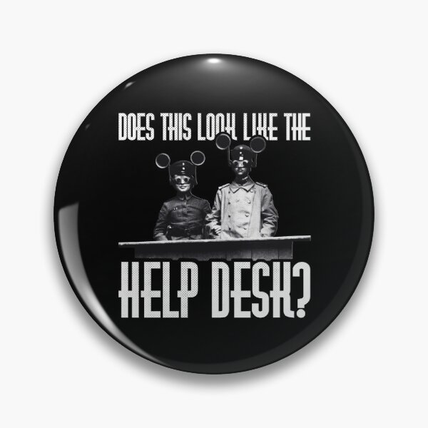 Item preview, Does This Look Like The Help Desk Silly Vintage Retail Worker Joke Quote (WHITE) designed and sold by CRHPOD20.