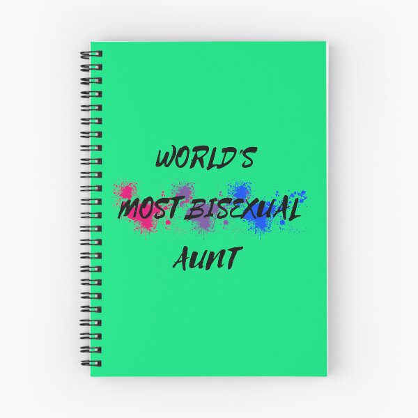 Item preview, World's Most Bisexual Aunt Bi Flag Color Splash In Green designed and sold by LuckyKermit.