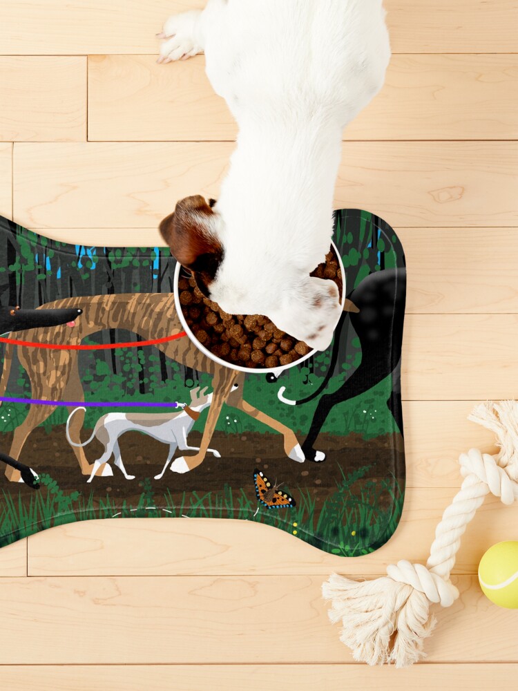 Alternate view of The Iggy on the Greyhound walk Pet Mat
