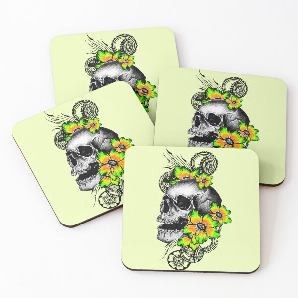 Item preview,  Romantic Skull Flowers designed and sold by Gothic Fantasy.