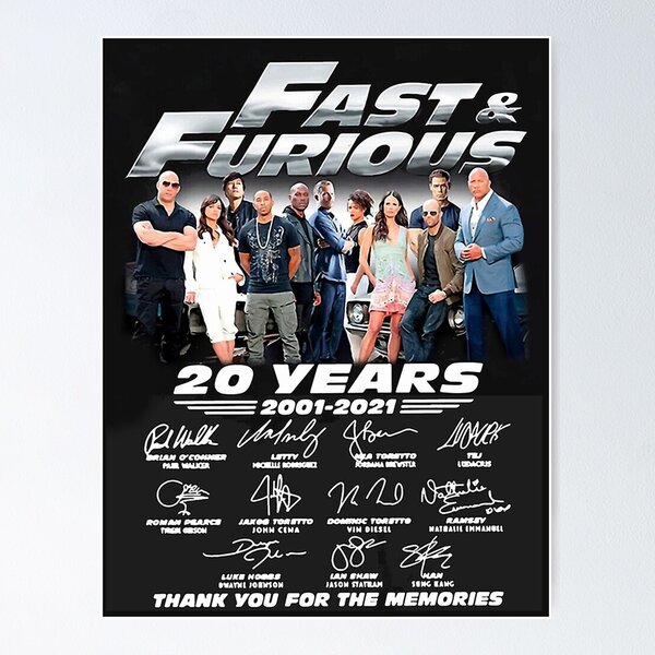 Item preview, Fast & Furious 20 Years designed and sold by troyhensley.