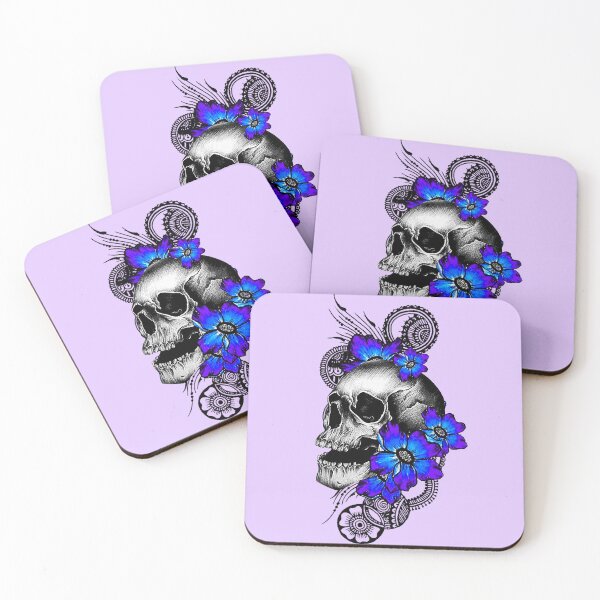 Item preview,  Romantic Skull Flowers designed and sold by Gothic Fantasy.