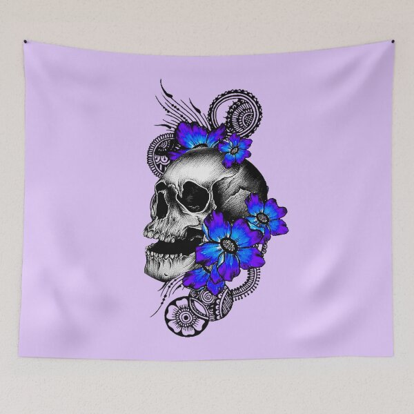 Item preview,  Romantic Skull Flowers designed and sold by Gothic Fantasy.