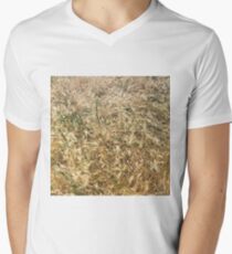 Wheat larger Men's V-Neck T-Shirt