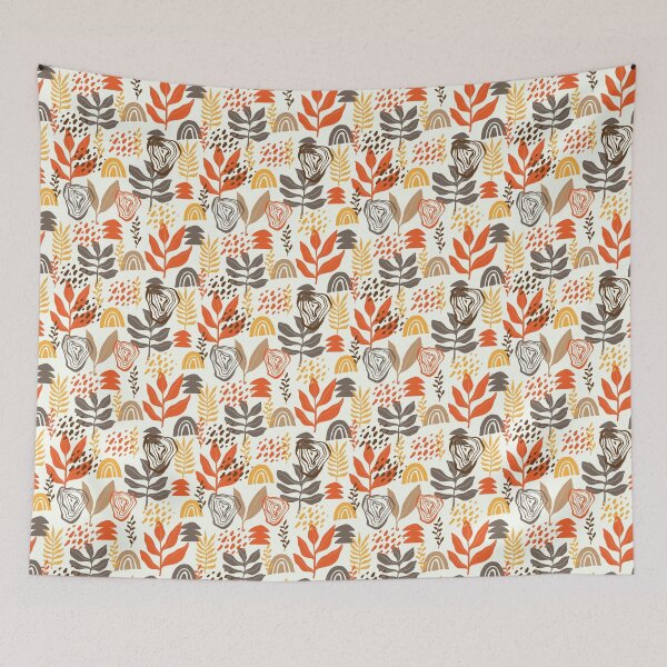 Item preview, Hand Drawn Aesthetic Floral Pattern designed and sold by javakufi88.